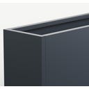 Herstera Pflanzkübel Cube - anthrazit - 100 x 30 x 50 cm