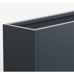 Herstera Pflanzkübel Cube - anthrazit - 100 x 30 x 50 cm