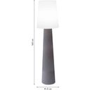 8 seasons design Nr. 1 - 160 cm, Staande Lamp (SOLAR) - Stone