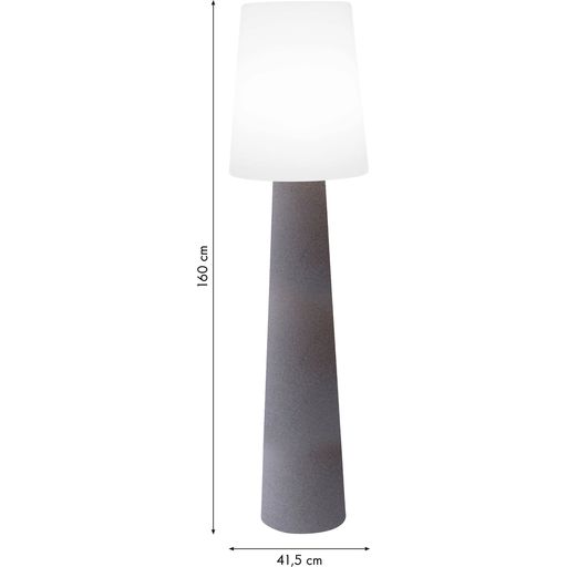 8 seasons design No. 1 - 160 cm, Lampadaire (SOLAIRE) - Pierre