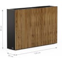 Doniczka Deco Planter Divider L - z półką pośrednią