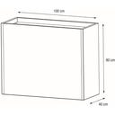 Herstera Pflanzkübel Cube Divider - anthrazit