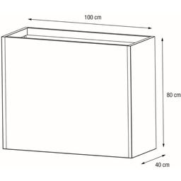 Herstera Pflanzkübel Cube Divider - anthrazit