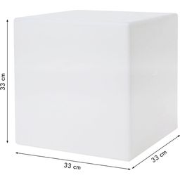 Outdoor / All Seasons Light - Shining Cube / Solar - Height: 33 cm