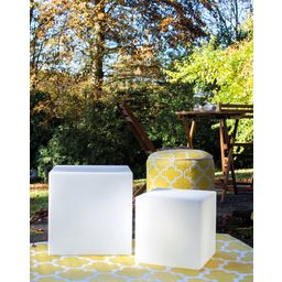 Outdoor / All Seasons Light - Shining Cube / Solar - Height: 33 cm