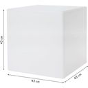 8 seasons design Shining Cube - Lamp (Solar) - Hoogte 43 cm