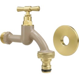 Livlig Tap with Rosette Fitting - Sand