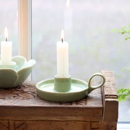 Chic Antique Kammerleuchter Massy - grün