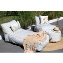 Chic Antique Lounge Puff für draussen - 1 Stk.