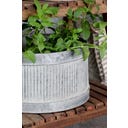 Chic Antique Übertopf mit Rillen 2er