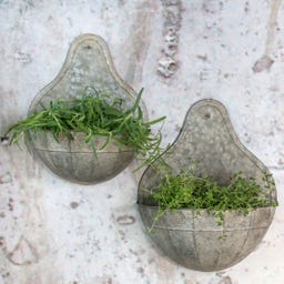 Chic Antique Wandblumentopf 2er