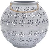 Chic Antique Windlicht sky blue