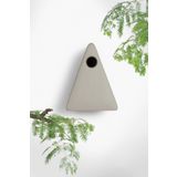 Singing Friend Nina Ceramic Birdhouse - Grey