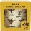 Gift Republic Pot de Fleurs en Émail Abeilles