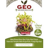 Organic Sprouting Seeds &lsquo;Ruby Red Swiss Chard&rsquo;