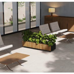 Herstera Vaso per Piante Deco Planter XIC - Wood - L