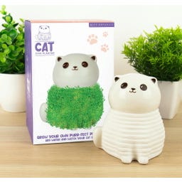 Gift Republic Cat Planter - Chia