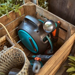 GARDENA Draagbare Slangenbox Move, 10 m + 1,5 m