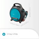 GARDENA Draagbare Slangenbox Move, 10 m + 1,5 m