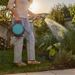 GARDENA Draagbare Slangenbox Move, 10 m + 1,5 m