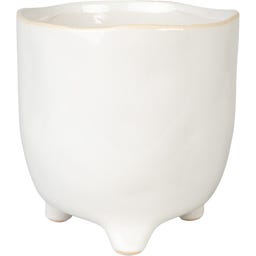 Garden Trading Pot de Fleurs Blanc « Positano » - 20 cm