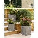 Garden Trading Quadratischer Pflanztopf 