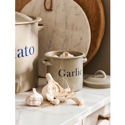 Garden Trading Emaille Knoblauchbehälter 