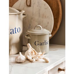 Garden Trading Emaille Knoblauchbehälter 
