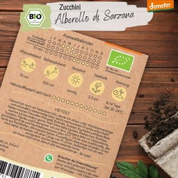 Loveplants Zucchina Bio - Alberello di Sarzana - 8 semi