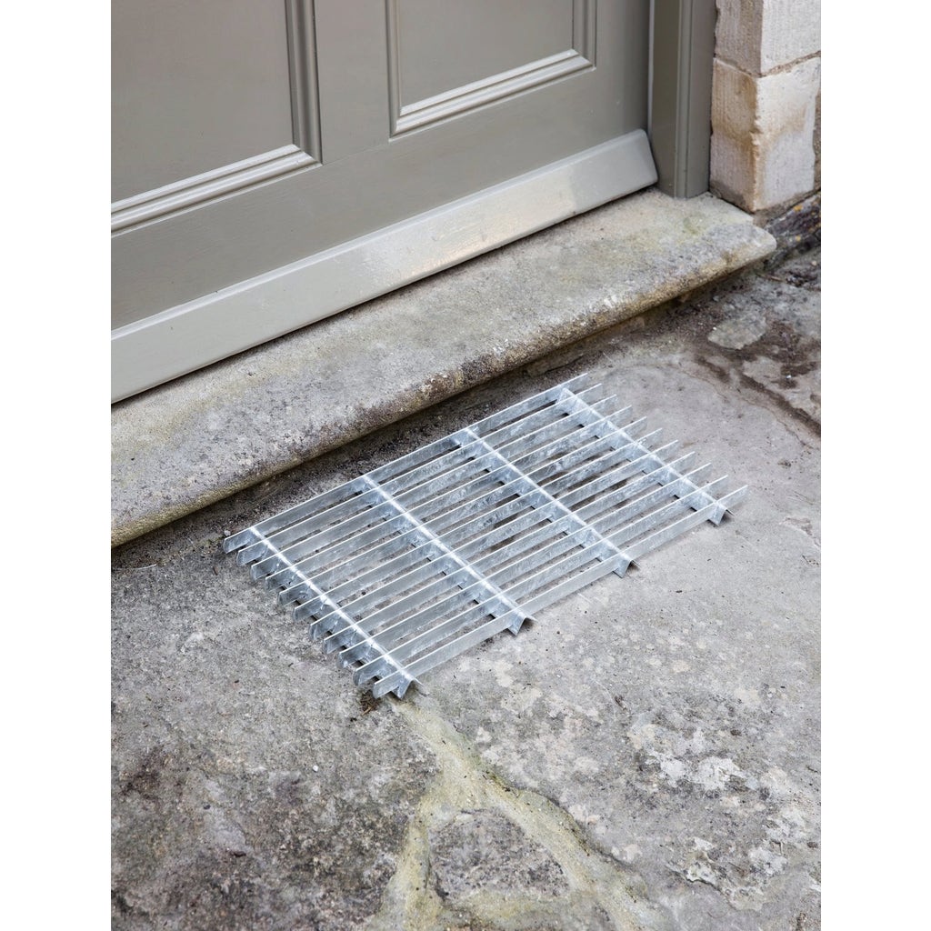 Garden Trading Galvanized Steel Boot Scraper Mat Bloomling International