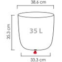Vaso Linetto - Sabbia - 40