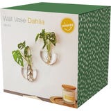 WINKEE Wand Vase Dahlia, 2er Set