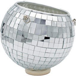 WINKEE Discokugel Blumentopf, 15cm