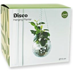 WINKEE Discokugel Blumentopf, 15cm