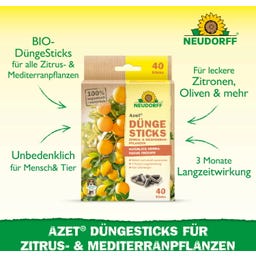 Azet DüngeSticks Zitrus- & Mediterranpflanzen - 40 Stück