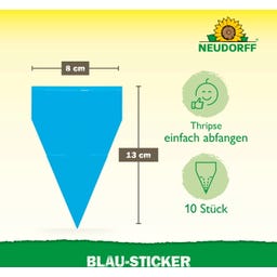 Neudorff Blau-Sticker - 10 Stück