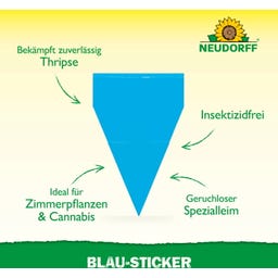 Neudorff Blau-Sticker - 10 Stück