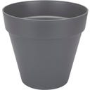 Pflanzgefäß loft urban rund mit Rollen 60 cm, anthrazit