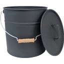 LIVLIG Metalleimer mit Deckel 12L - Anthrazit