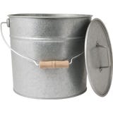 Livlig Metal Bucket with Lid, 12 L