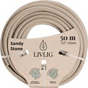 Livlig Designer trädgårdsslang 50m - Sand