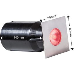 RGB Spot da Incasso a Pavimento Smart Light - Quadrato - 3 W / 25 - 85 lm