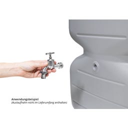 Garantia CUBUS Gartentank 1000 L - Betongrau