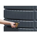 4rain SLIM Wandtank 650 L - Graphite grey