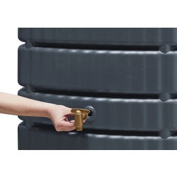 4rain SLIM Wandtank 650 L - Graphite grey