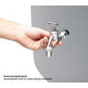 Garantia ELEGANCE Wandtank 400 L - Steingrau