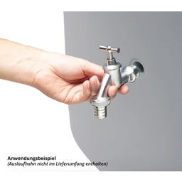 Garantia ELEGANCE Wandtank 400 L - Steingrau