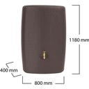 Garantia SUNDA Wandtank Mocca 300 L - 1 Stk.