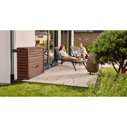 Garantia WOODY Wandtank 350 L - Darkwood