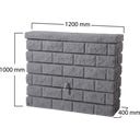 Garantia ROCKY Wandtank 400 L - Dark granite